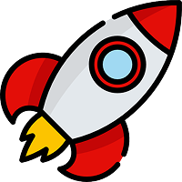 Airplane symbolizing growth and success